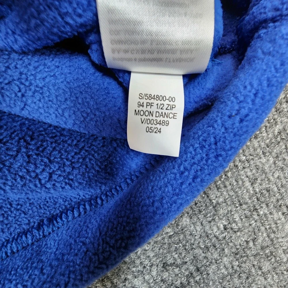 Old Navy Fleece Pullover Men XL Blue 1/2 Zip Moon Dance '94 Reissue Gorpcore NEW - Picture 9 of 10